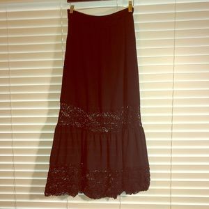 Forever 21 lace bohemian skirt nwot